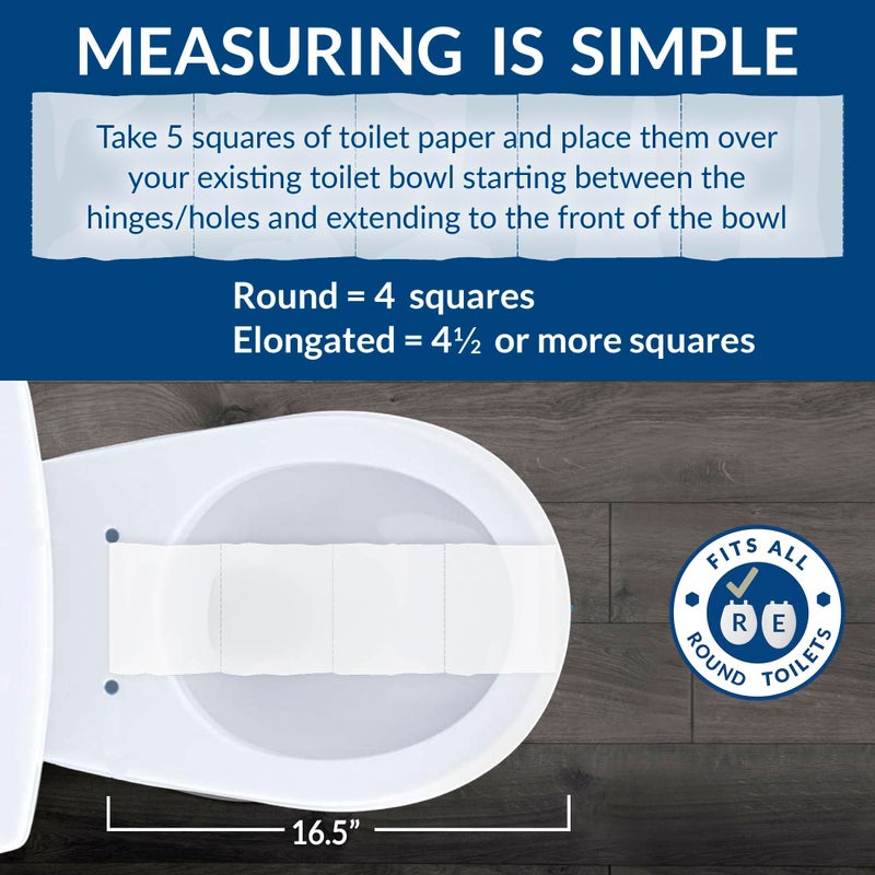 BEMIS 955SSCT 047 Commercial Heavy Duty Open Front Toilet Seat without Cover will Never Loosen & Reduce Call-backs, Round, Plastic, Black - Image 5